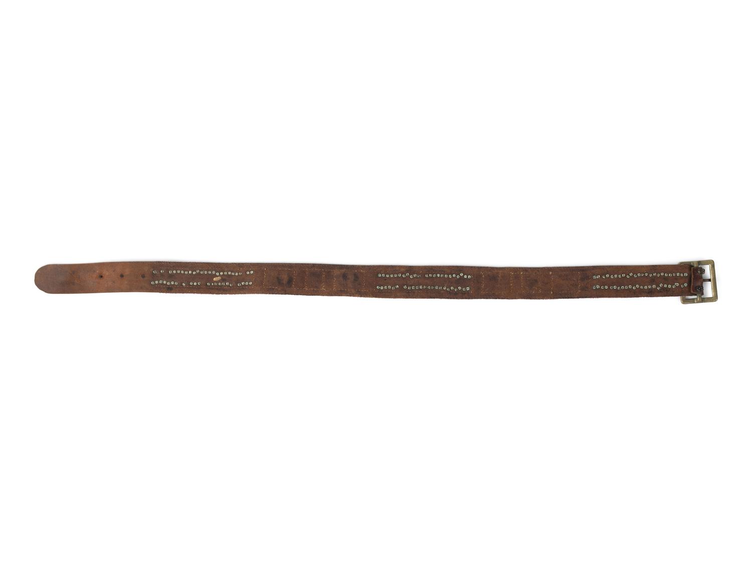 Apsáalooke [Crow] Beaded and Tacked Belt