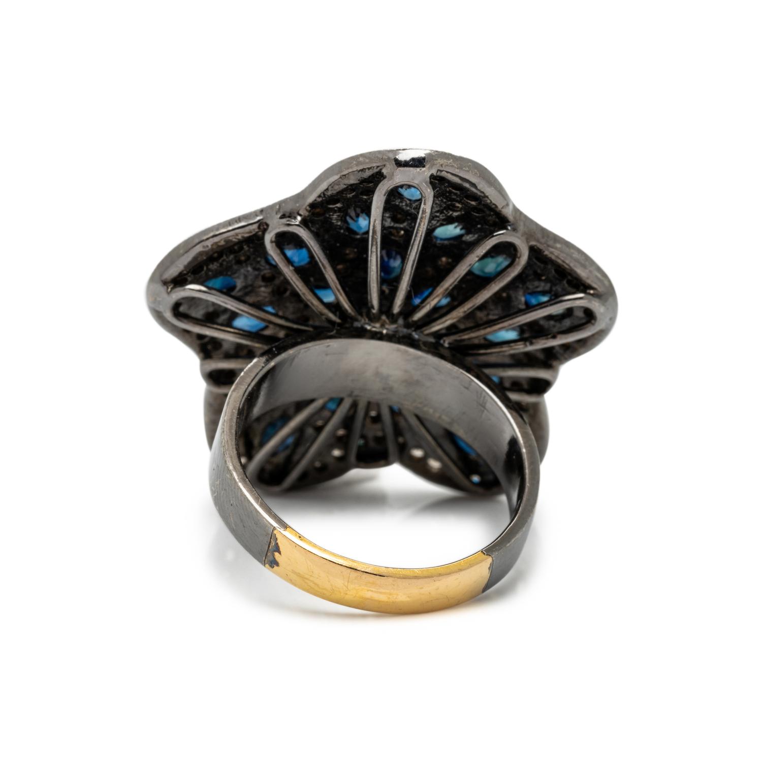 SAPPHIRE AND DIAMOND JEWELRY SUITE