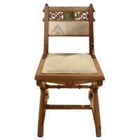 A Set of Four Aesthetic Movement Chairs 18" W x 18.5" D x 35" H — England, 19th Century