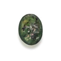 A Roman Plasma Ring Stone with a Portrait Head of Socrates