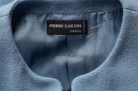 Pierre Cardin Blue Felted Wool Vest