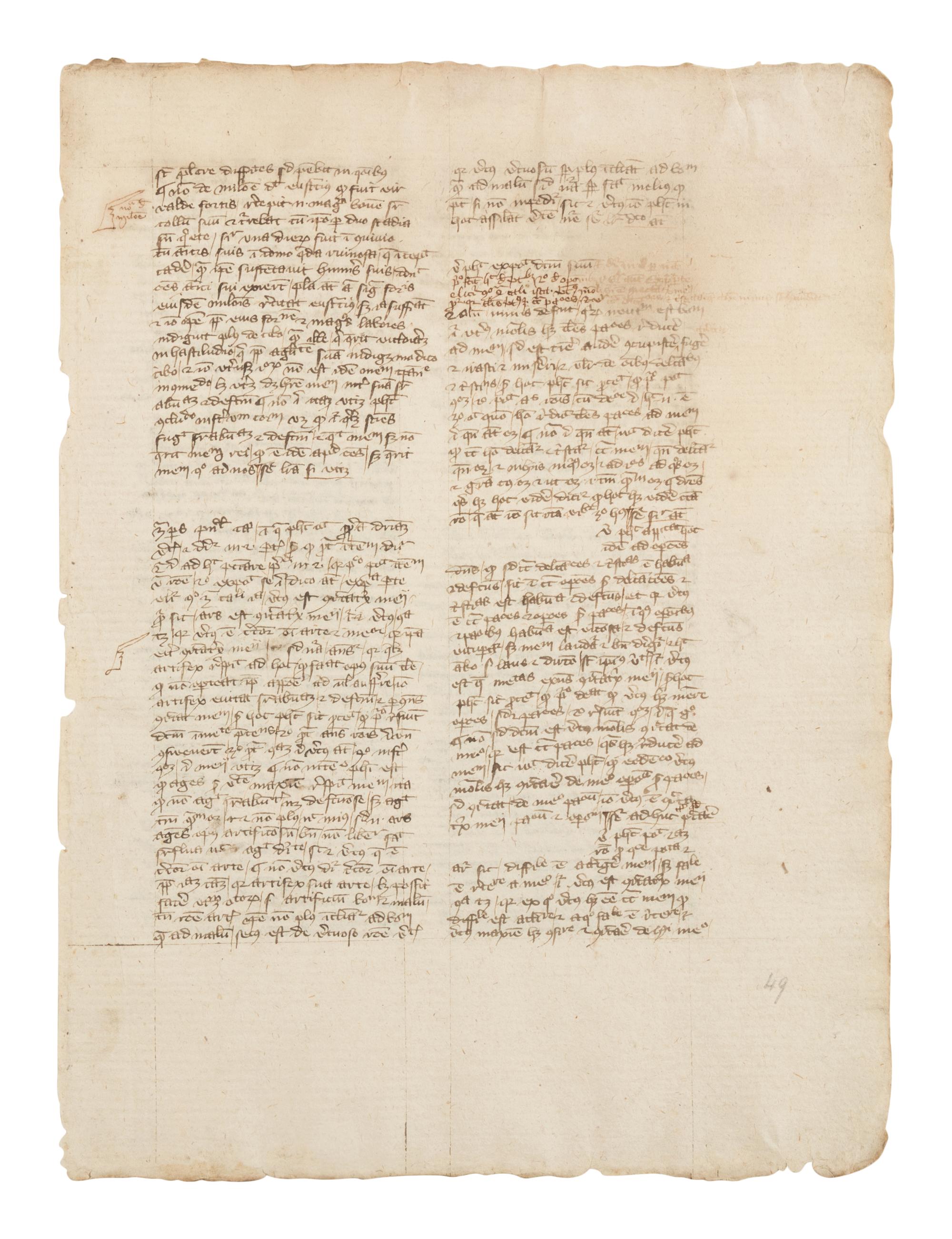 [LEAF BOOK]. [EGE, Otto F. (1888-1951), editor]. Original Leaves from Famous Books, Eight Centuries 1240 A.D.-1923 A.D. 13th-20th centuries . Cleveland: Otto F. Ege, ca 1923.