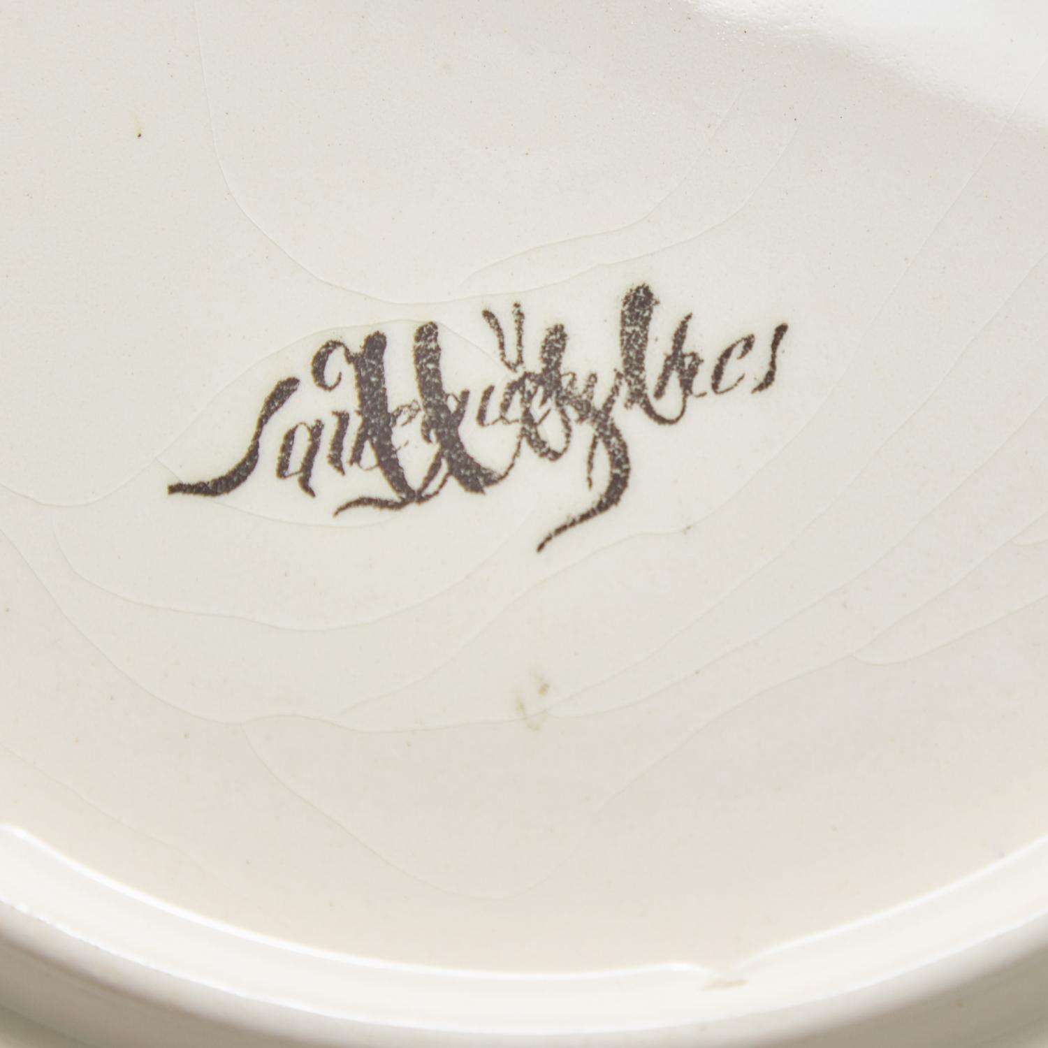 A Group of Six Sarreguemines Ceramic Plates