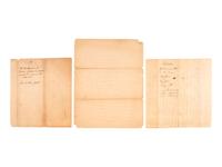 [WAR OF 1812]. A group of signatures from War of 1812 military officers, including a scarce Henry Burbeck signed document.