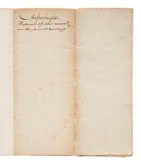 [CONTINENTAL CONGRESS] -- [HAMILTON, Alexander (1755-1804)]. [HOLTEN, Dr. Samuel (1738-1816).] Dr. Samuel Holten's personal copy of the Report of a Committee to the Continental Congress on a Military Peace Establishment, [1783].