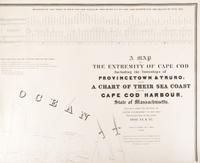 (MAP) UNITED STATES BUREAU OF TOPOGRAPHICAL ENGINEERS. A Map of the Extremity of Cape Cod.. Wash, 1836. Lg. 4-sheet eng. map.
