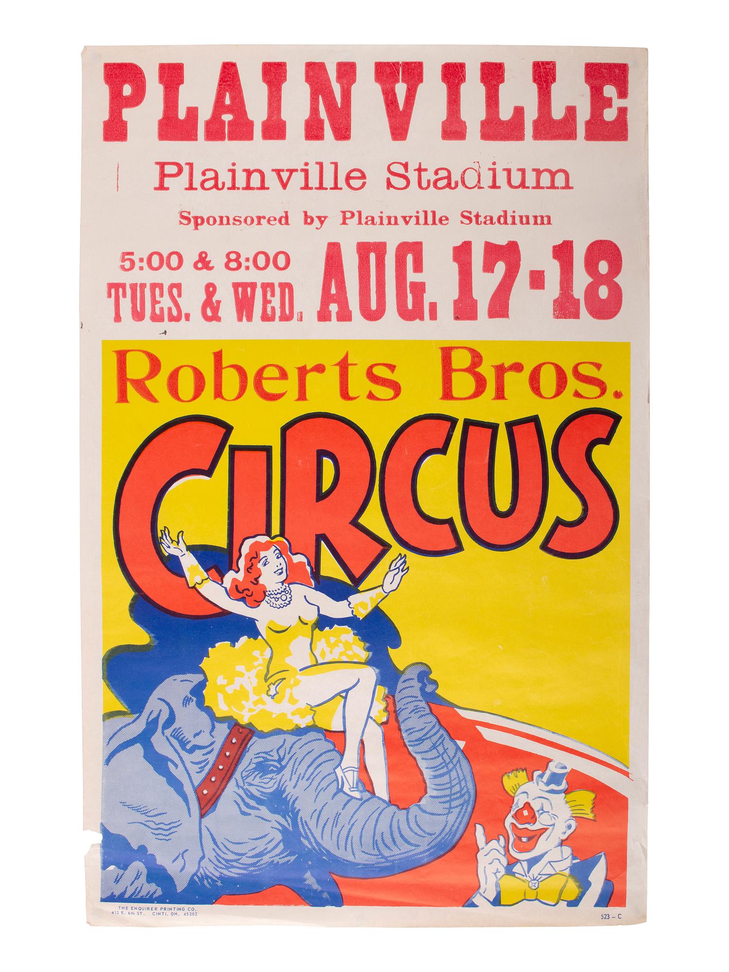 [CIRCUS]. A group of circus posters.