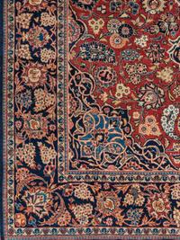 A Kashan Wool Rug