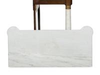A Classical Parcel Gilt and Figured Mahogany Gilt-Metal Mounted Marble Top Pier Table