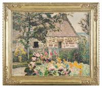Chaumière Bretonne (Jardin à Ploare), 1924