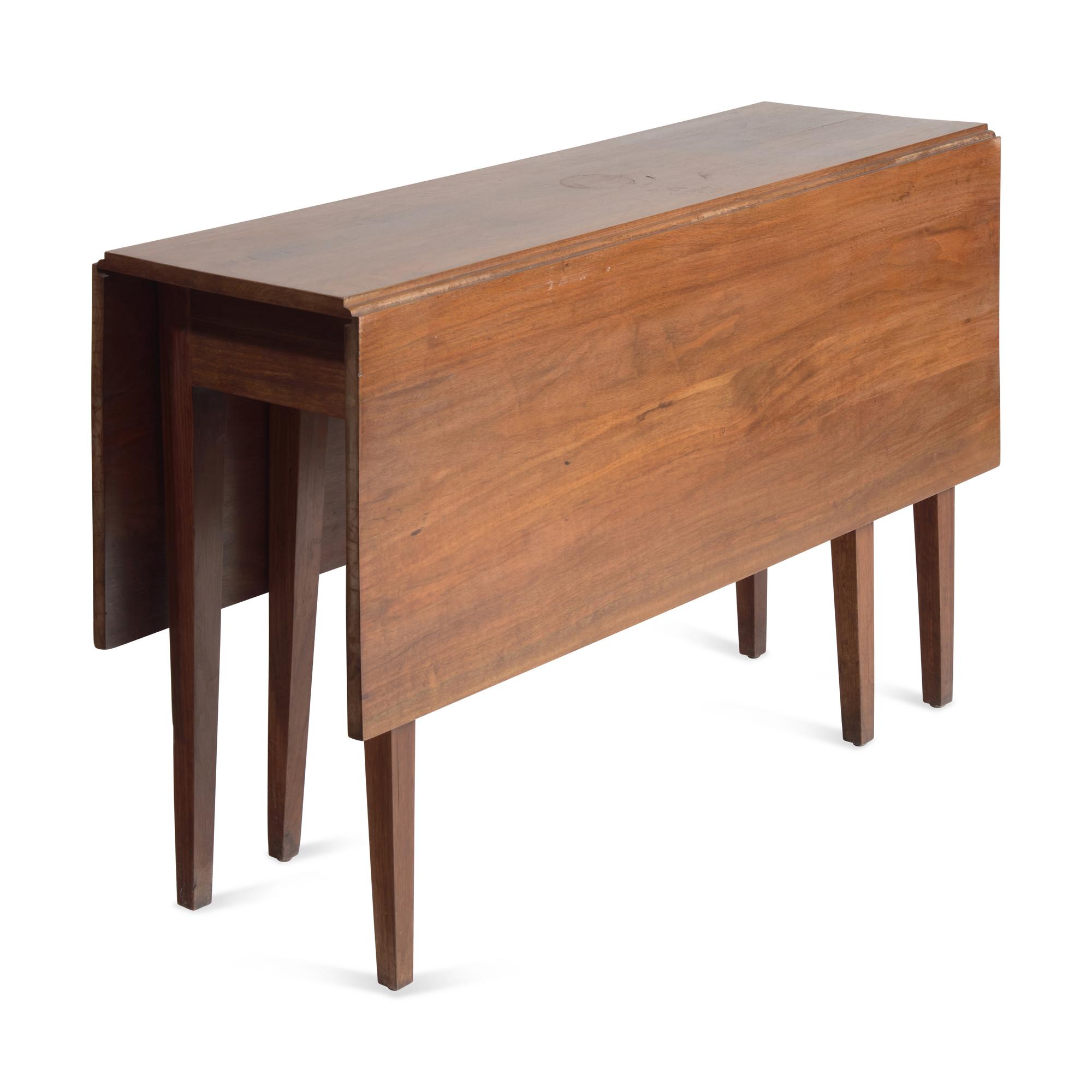 A Southern Federal Walnut Drop-Leaf Table