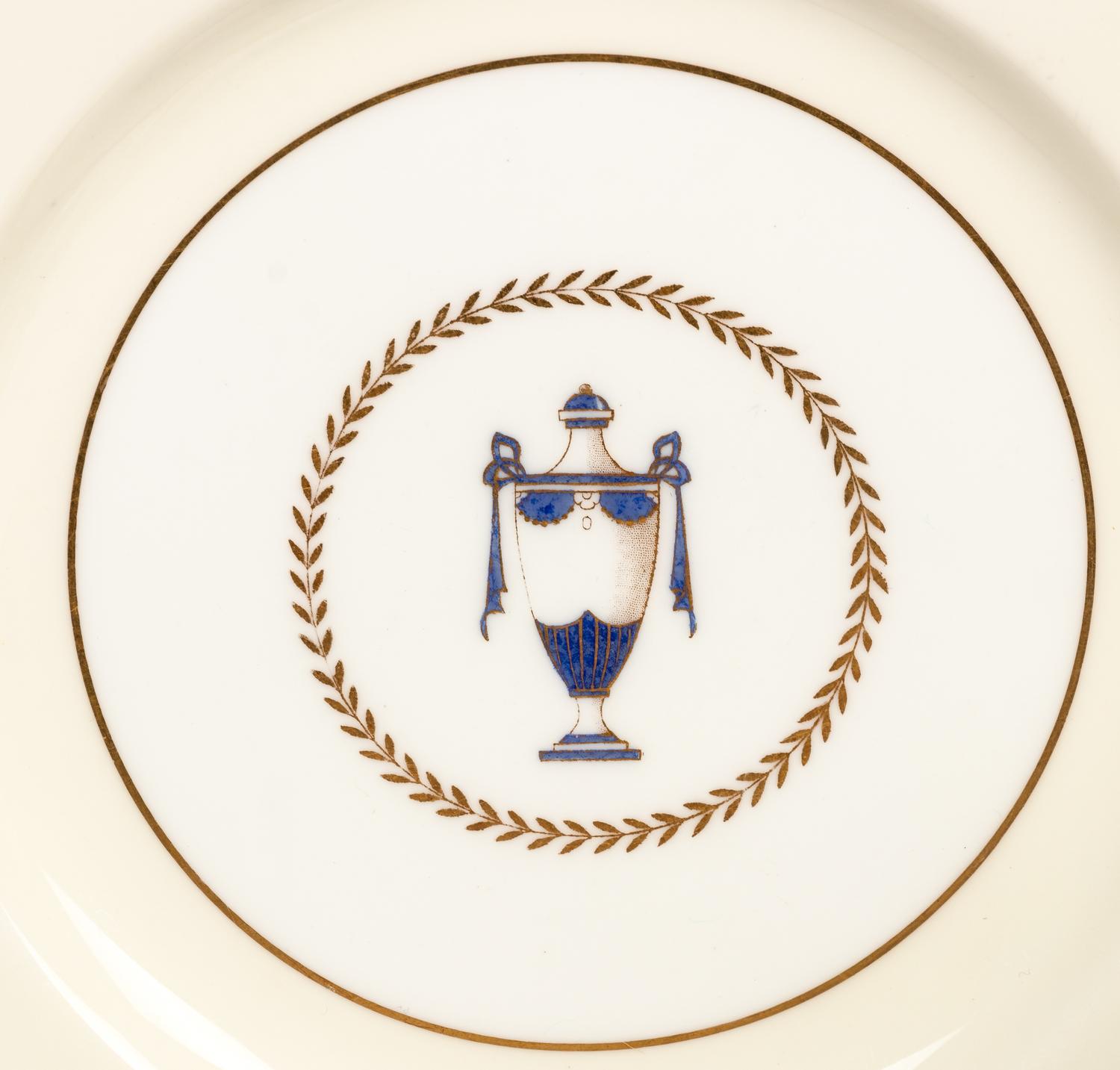 A Minton Porcelain Dinner Service