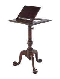 A Georgian Style Mahogany Lectern