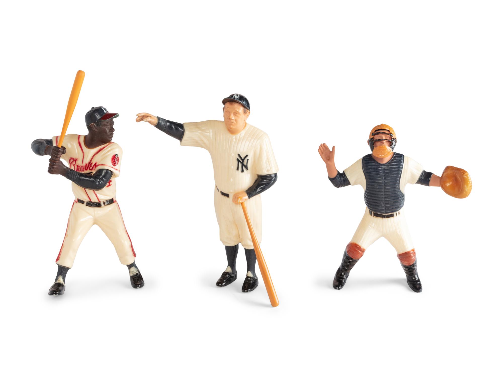 A Collection of Original Hartland Baseball Statues