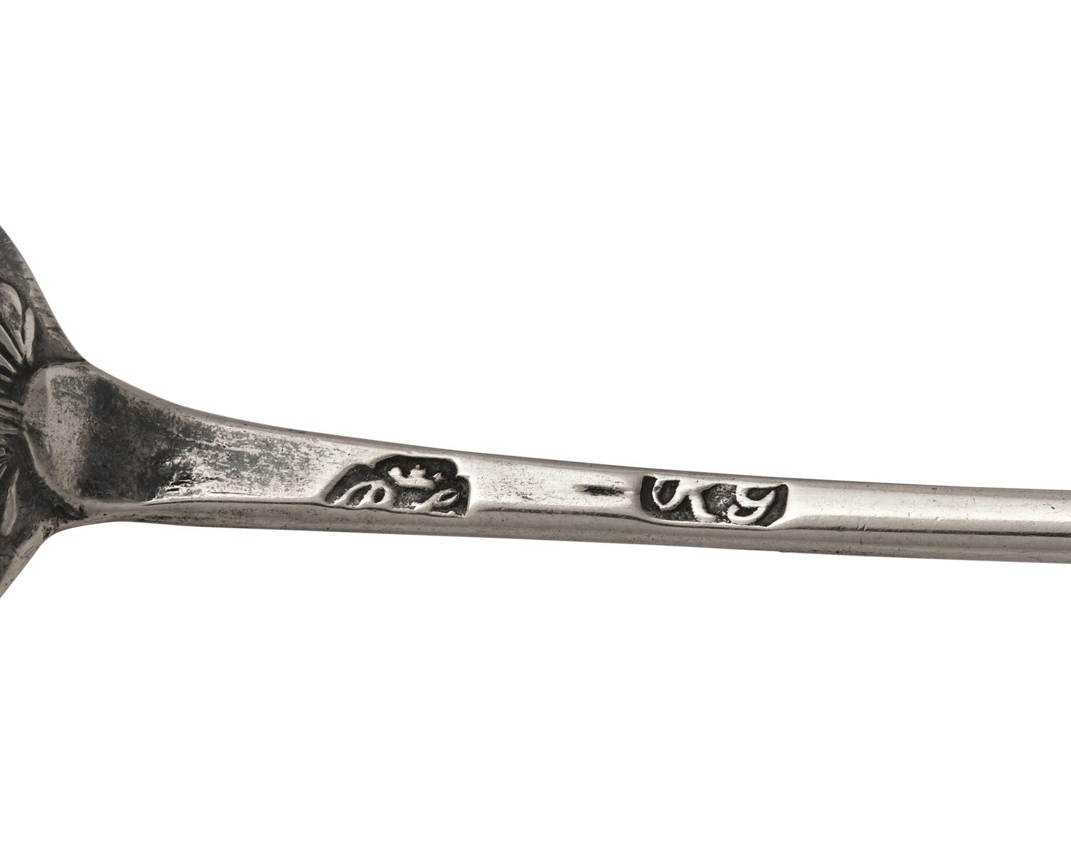 An Assembled Group of Five George I - III Sterling Silver Tablewares