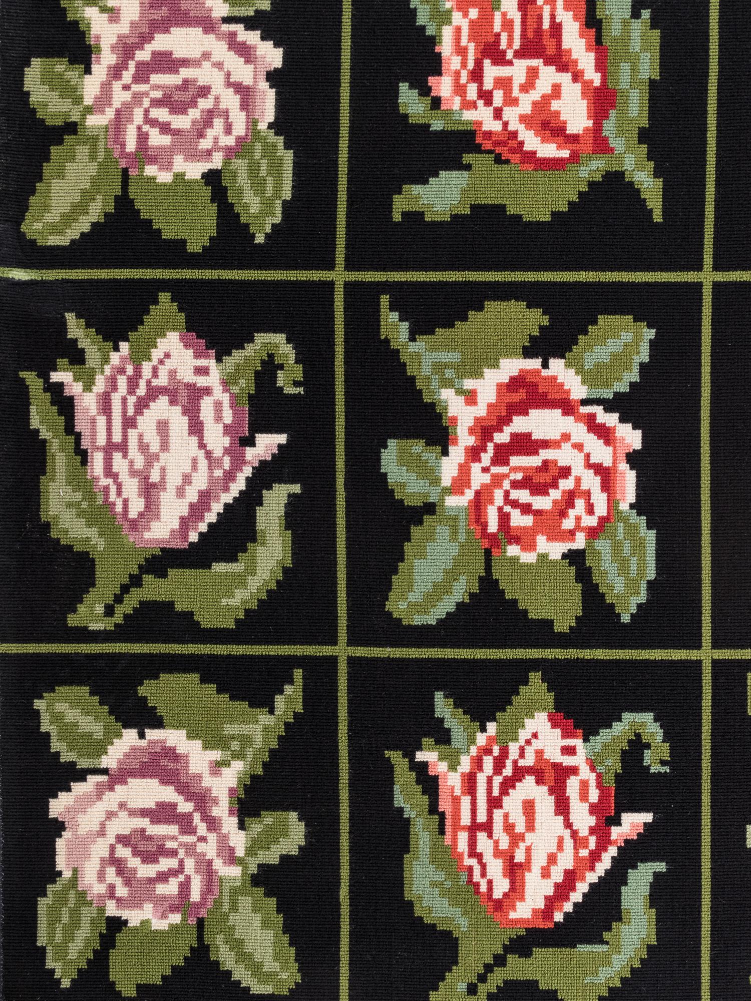 A Stark Faux Needlepoint Rug
