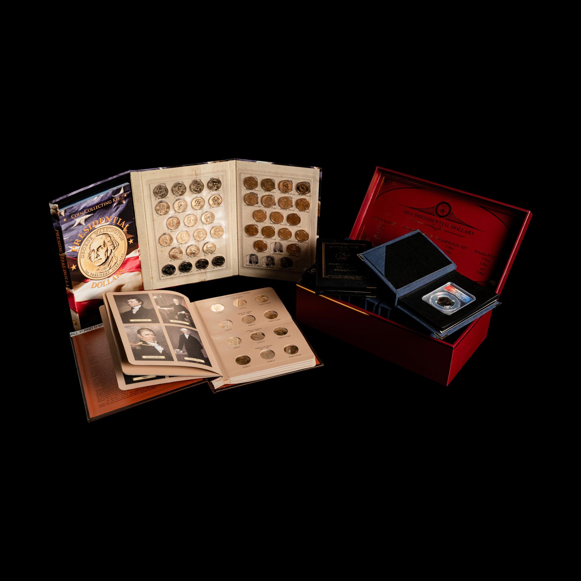 A Large Collection of Susan B. Anthony, Sacagawea and Presidential $1 Mint Coins and Proofs