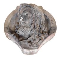 A Terra Cotta Ornament from the Adler and Sullivan Designed Garrick Theatre, Chicago, IL. 24" W x 16.5" D x 27" H — United States, Circa 1891