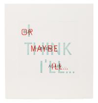 Ed Ruscha, (American, b. 1937), Indecision, 1982
