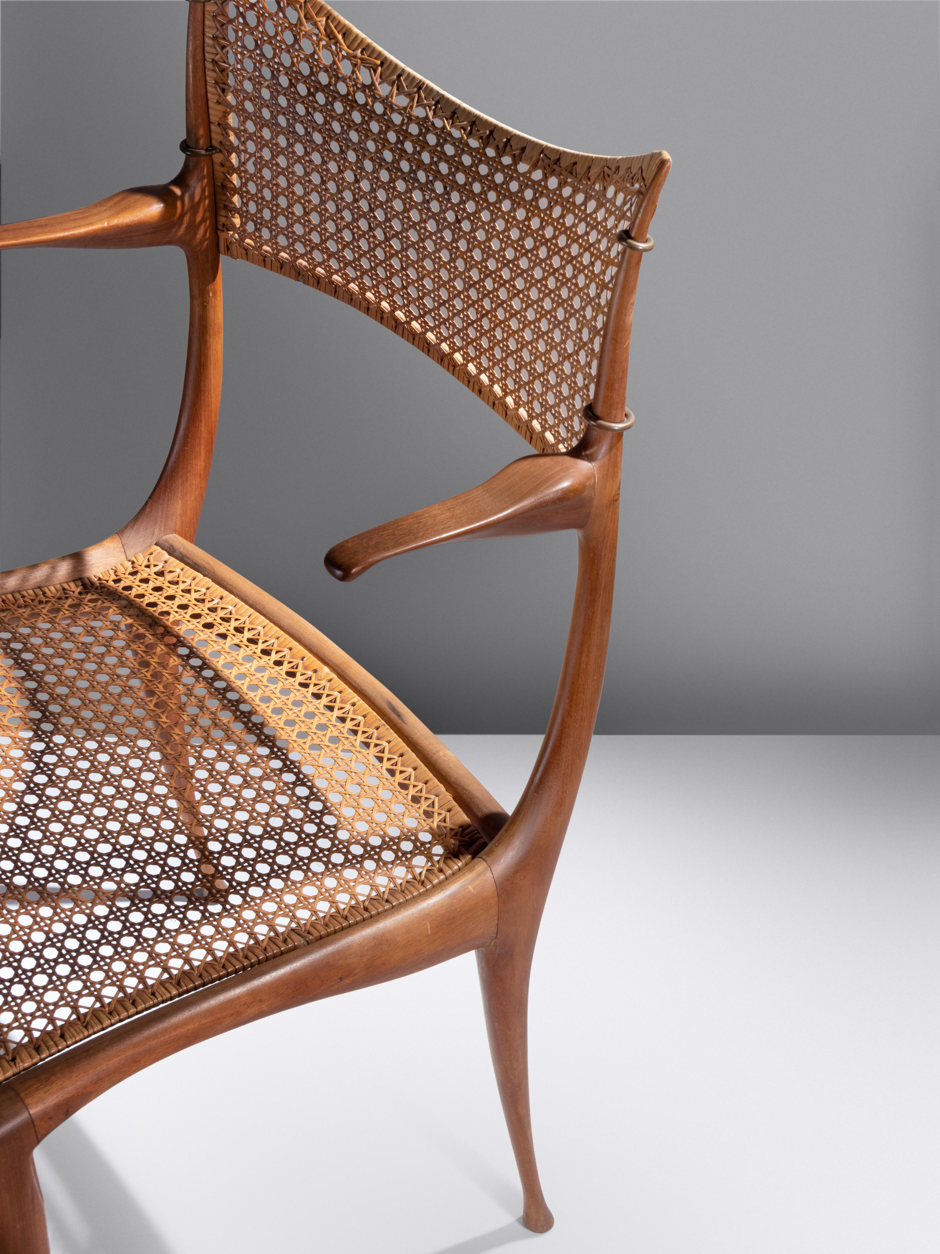 'Gazelle' Side Chair, model 20W Dan Johnson Studio, USA