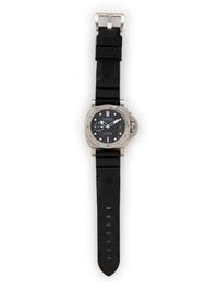 PANERAI, REF. PAM00973 STAINLESS STEEL 'SUBMERSIBLE' WATCH, BOX & PAPERS