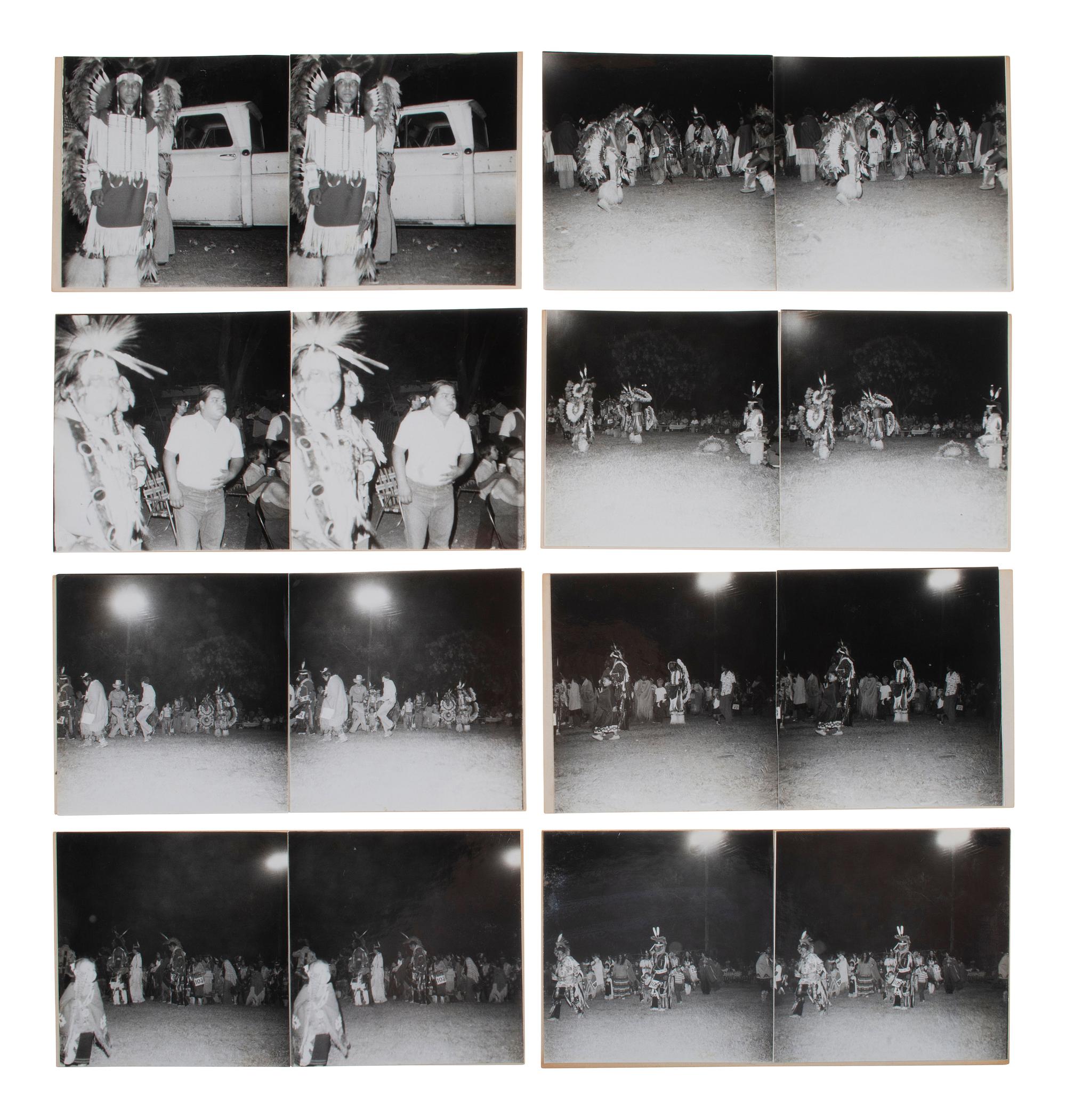 [NATIVE AMERICANS]. 31 photographs of Native American parades, ceremonies, & dwellings.