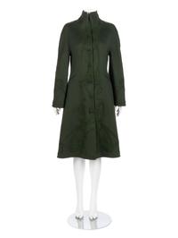 Chado Ralph Rucci Green Cashmere Coat, 1990-2000s