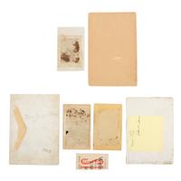 Western Outlaws [JAMES, Jesse (1847-1882)]. Collection of photographs of family members of Frank and Jesse James, incl. display featuring cabinet card photographs of their mother Zerelda James.