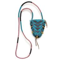 Blackfeet Beaded Hide Tab Pouch