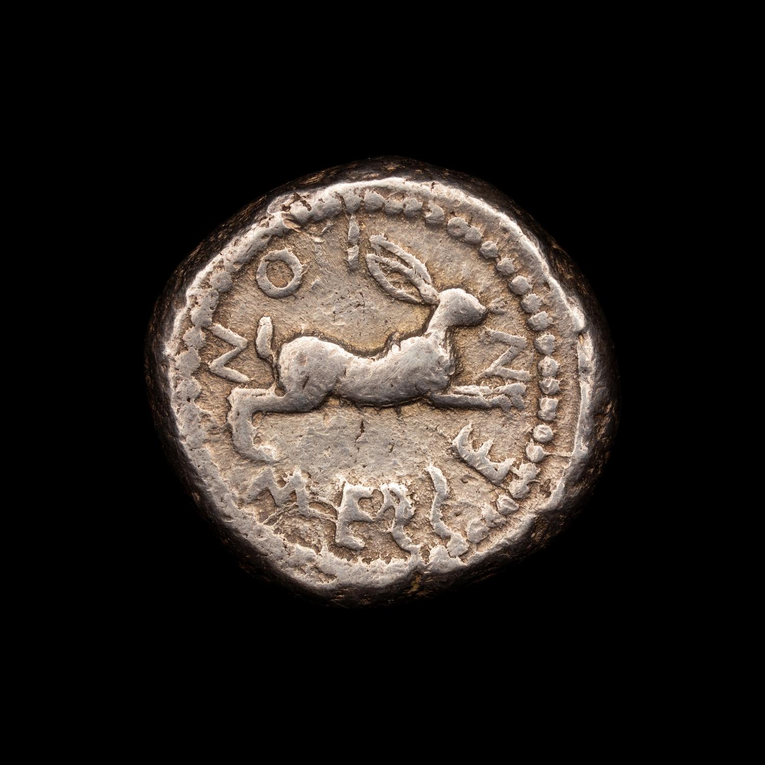 [ANCIENTS] BRUTTIUM. Rhegium (c. 480-474 BC). Ar Tetradrachm (17.3 g, 20mm)