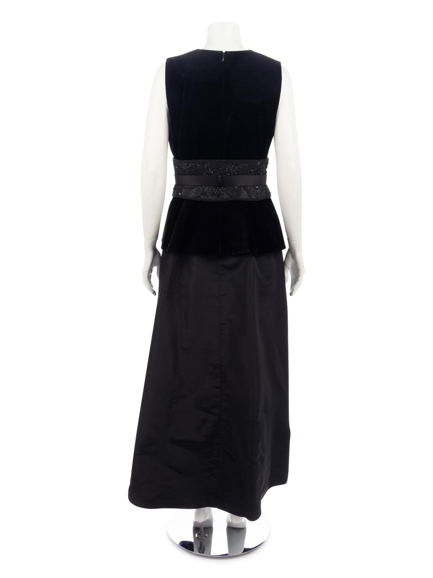 Two Givenchy Velvet Evening Ensembles, 1980-2000s