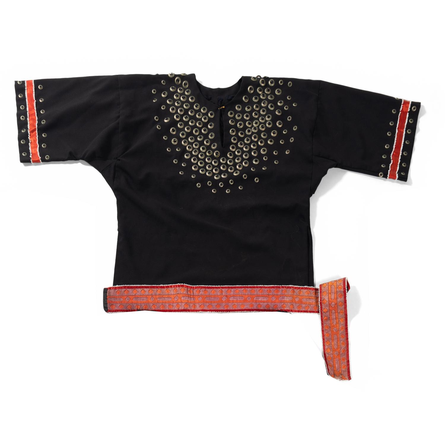 Ho Chunk Woman's Ribbonwork Dress and Leggings