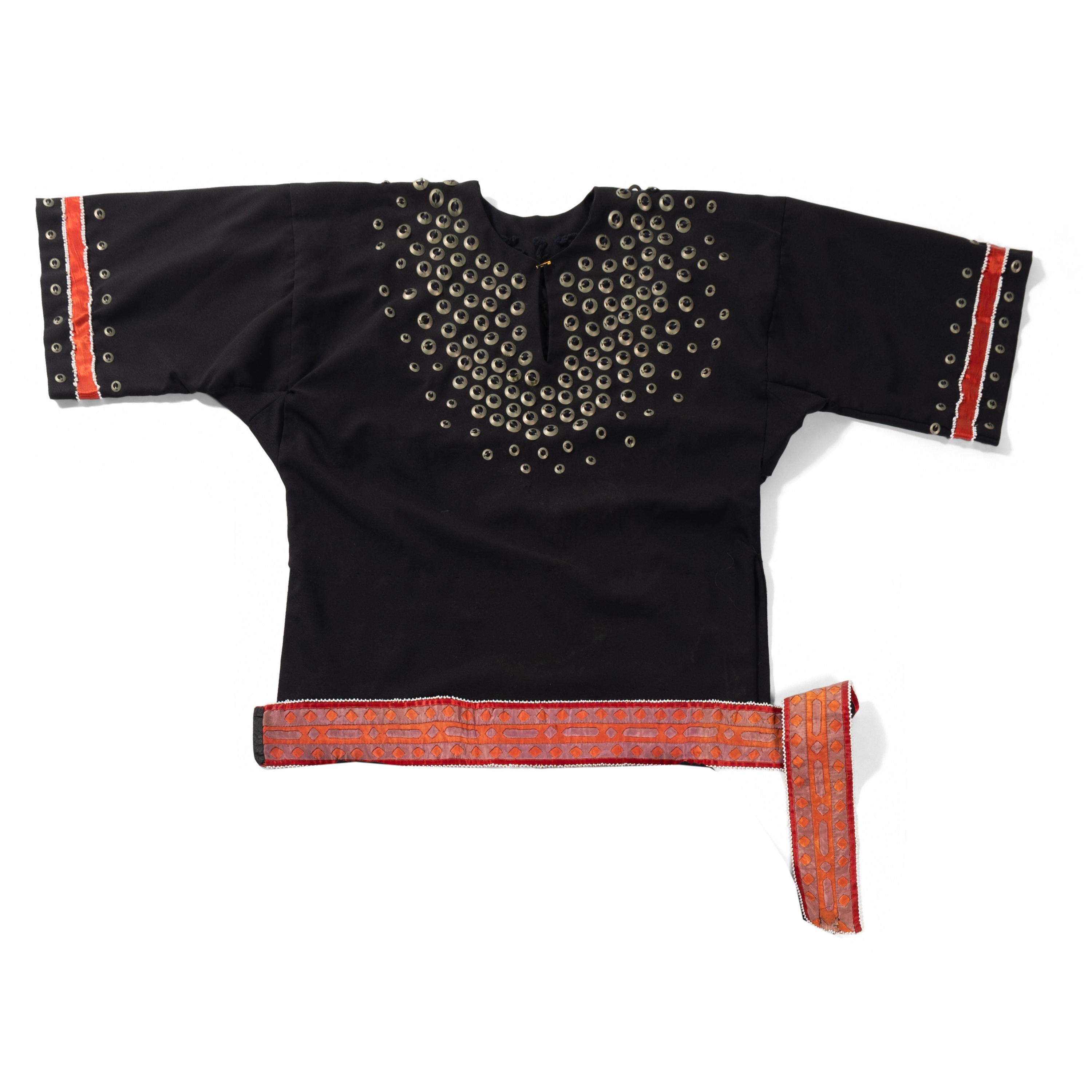 Ho Chunk Woman's Ribbonwork Dress and Leggings
