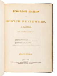BYRON, George Gordon Noel, Lord (1788-1824). Calligraphic Manuscript. [ English Bards and Scotch Reviewers .] London, [after 1810].
