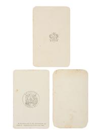 [CIVIL WAR]. 3 CDV portraits of General Cyrus Hamlin (1839-1867) in uniform, descended directly in the family of Vice President Hannibal Hamlin.