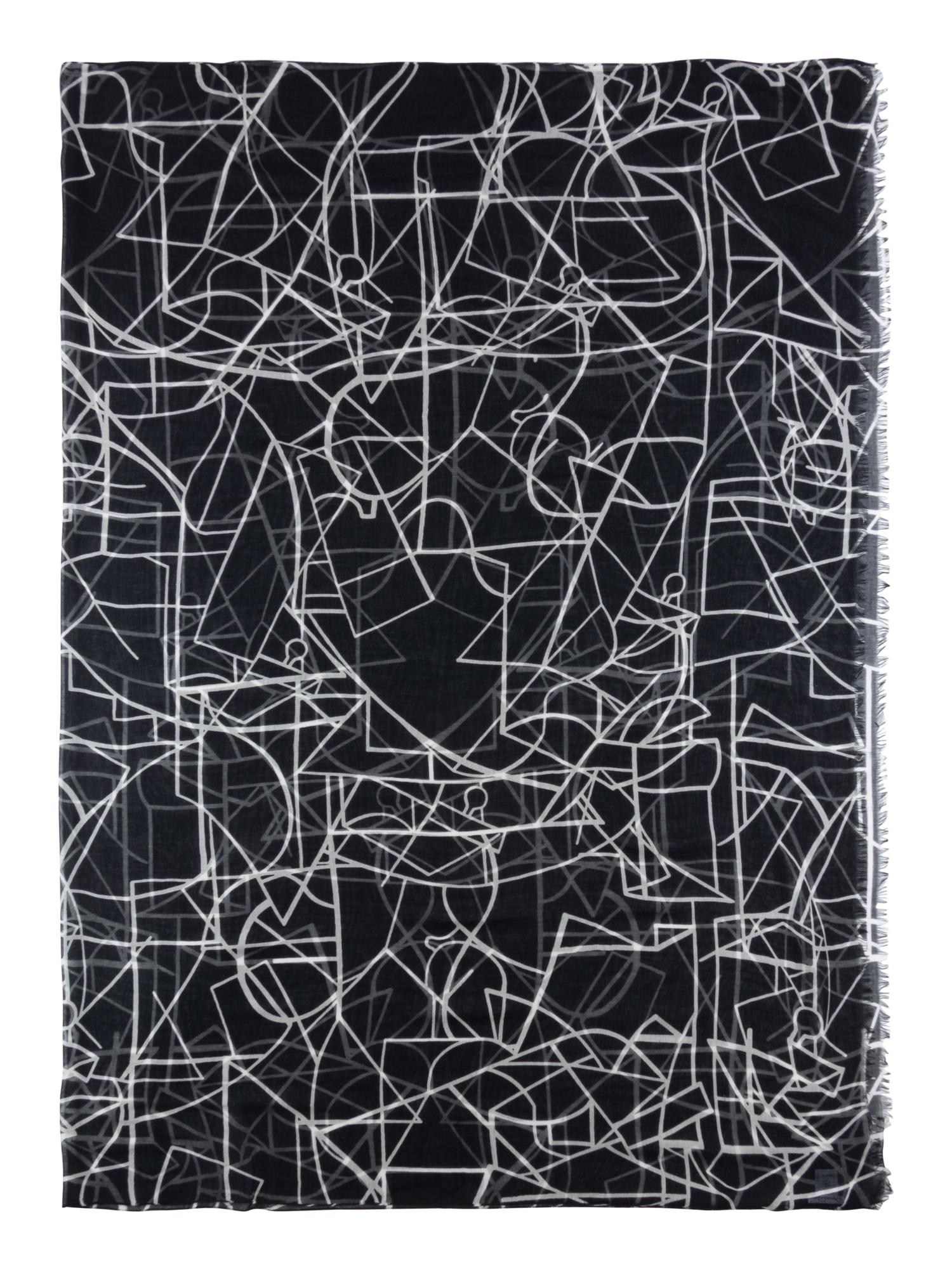 Five Designer Scarves: Four Giorgio Armani, One Oscar de la Renta