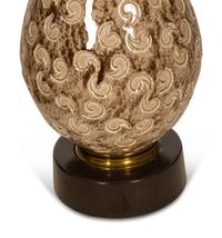 A Pair of Glazed Ceramic Table Lamps