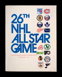 A Group of 1973 NHL All-Star Game Madison Square Garden Items,