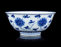 A Chinese Blue and White 'Lotus' Porcelain Bowl