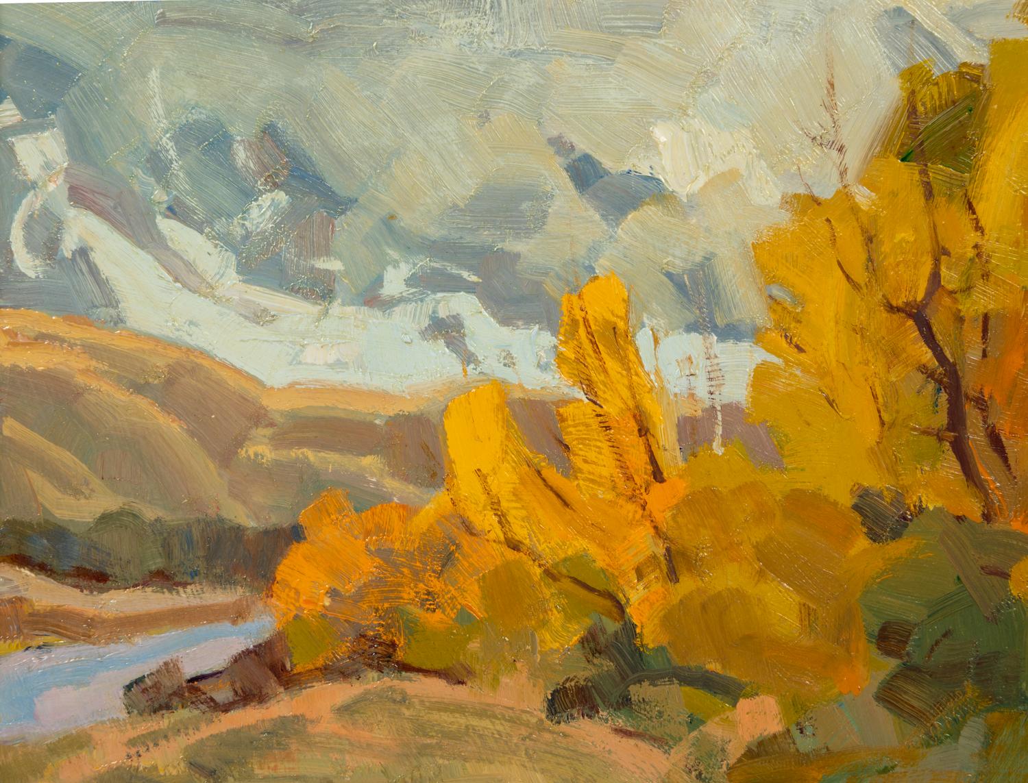 Four Works: Coming Storm, Shelter, As Brooke Make Rivers and Stormy Landscape