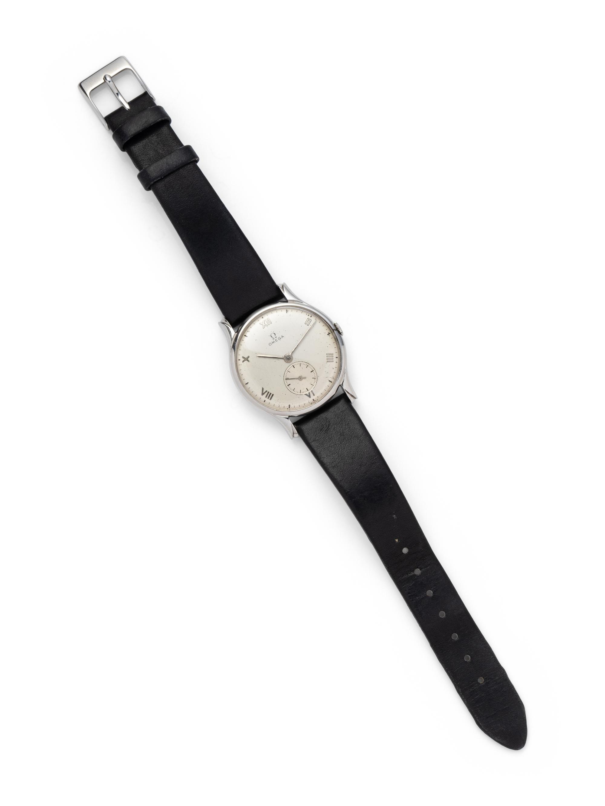 OMEGA, STAINLESS STEEL WRISTWATCH