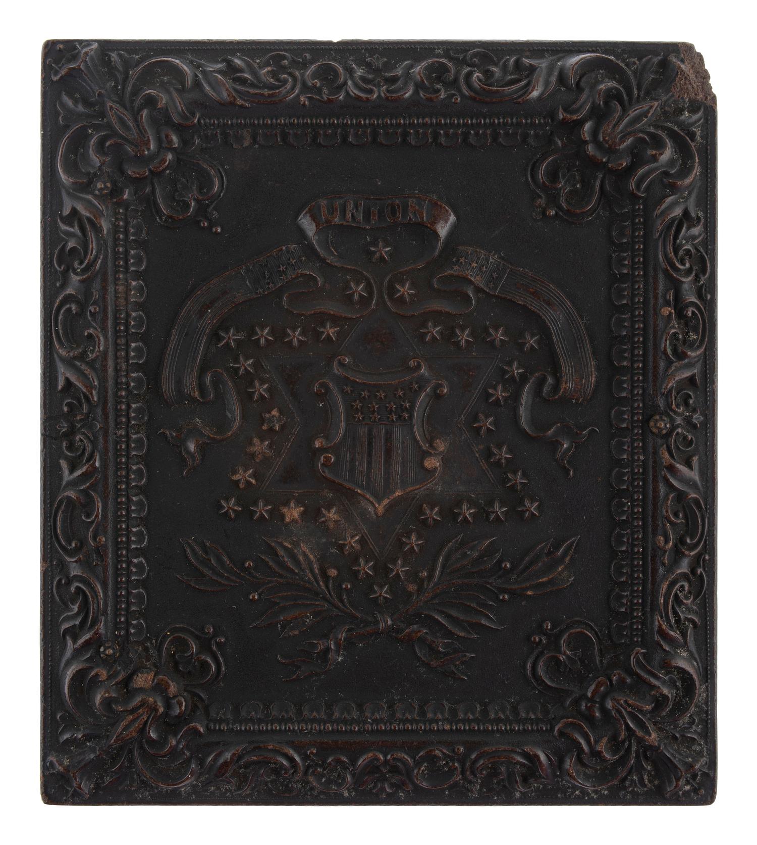 [CIVIL WAR]. A group of 5 ambrotypes and tintypes featuring federal soldiers, most Civil War-era.