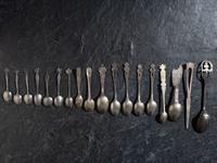 Group of Curio Spoons and Letter Opener