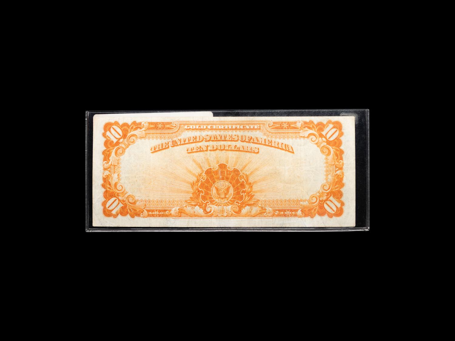 A Series 1922 $10 Gold Certificate