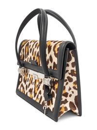 Christian Dior Printed Pony Fur and Leather Bag, 2009