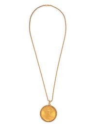 YELLOW GOLD AND US $20 LIBERTY COIN PENDANT/NECKLACE