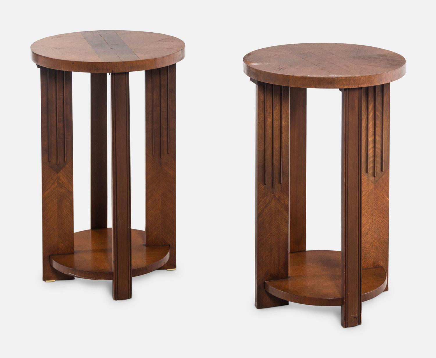 A Pair of Art Deco Side Tables