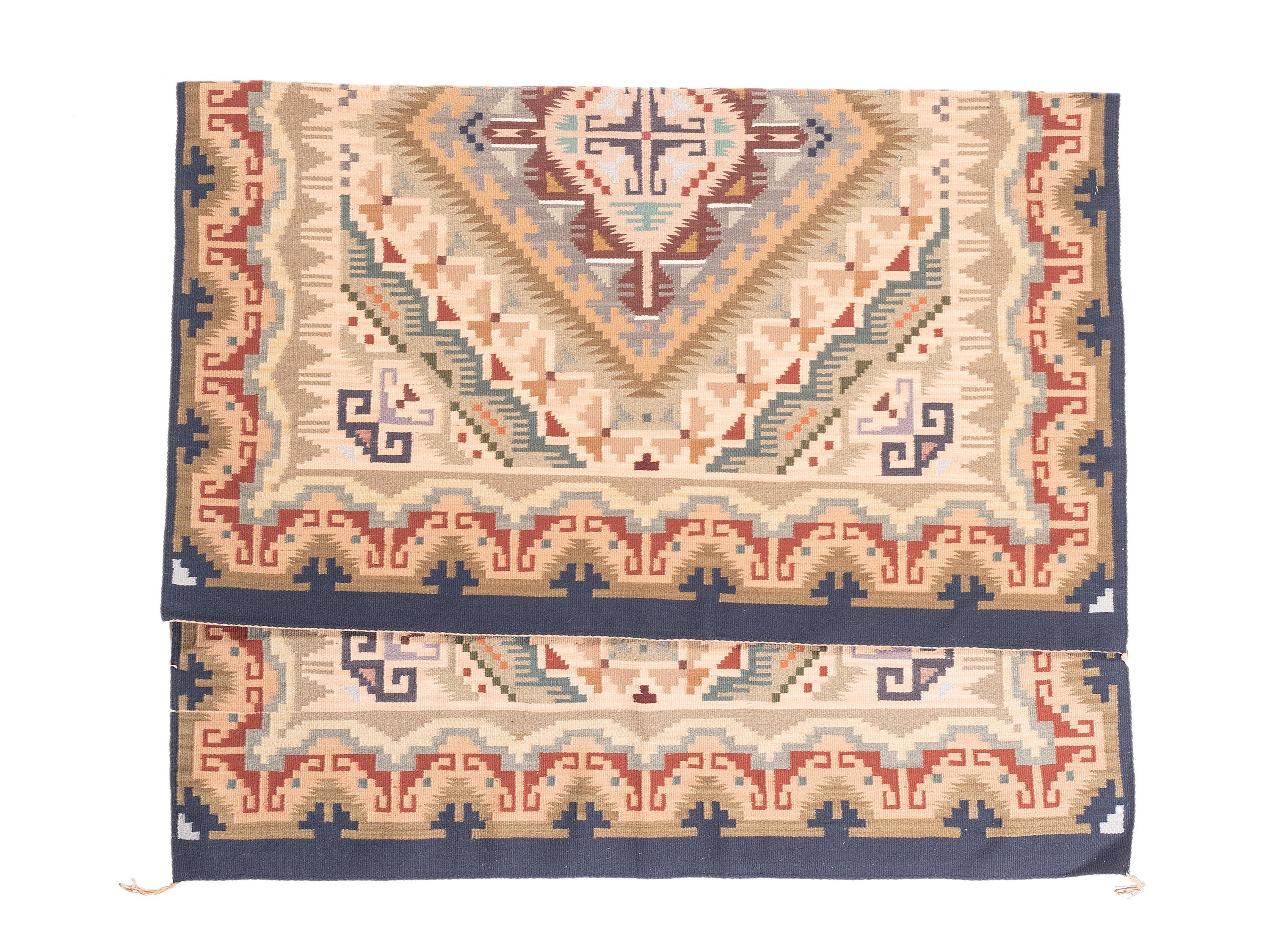 Navajo Burntwater Pattern Weaving / Rug