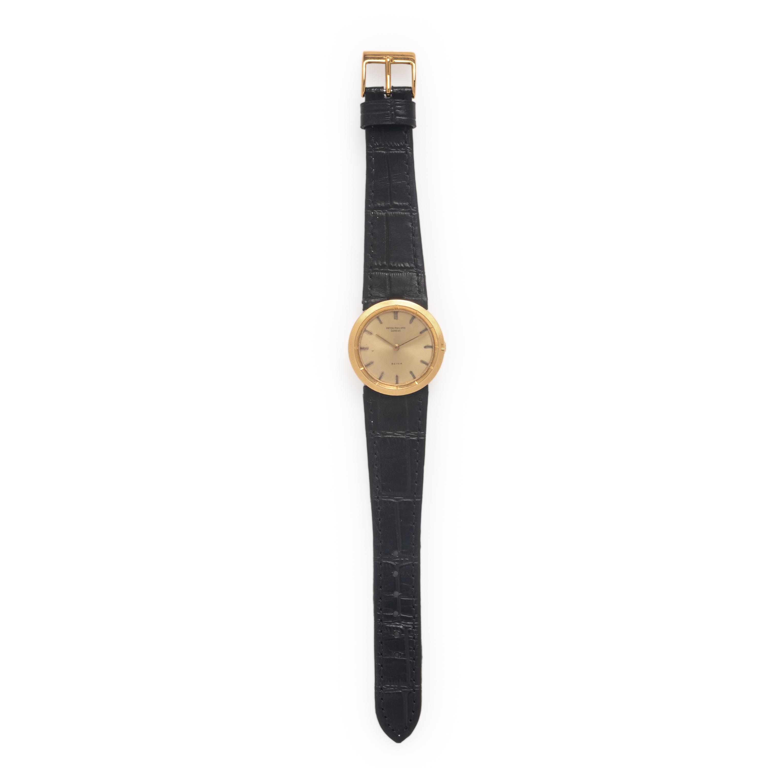 Patek Philippe, Ref. 3457J, 18K Yellow Gold Watch, Retailed by Beyer