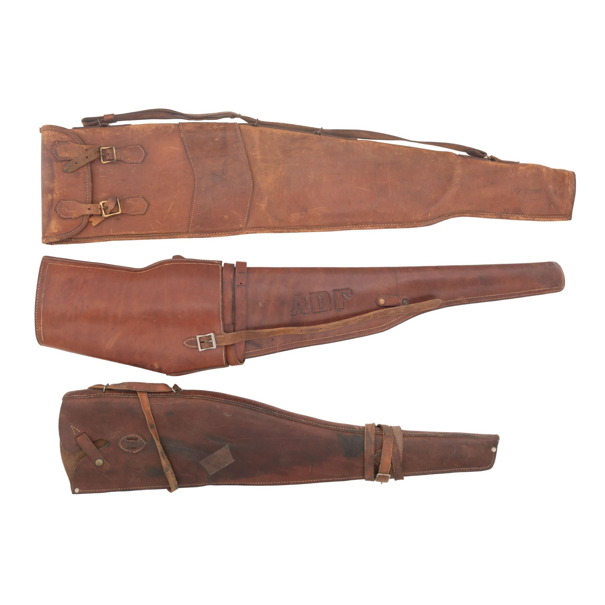 Lot of Vintage Shotgun Cases and Rifle Sleeves